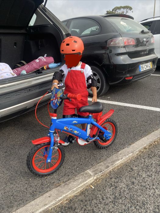 Bicicleta homem aranha 14 polegadas