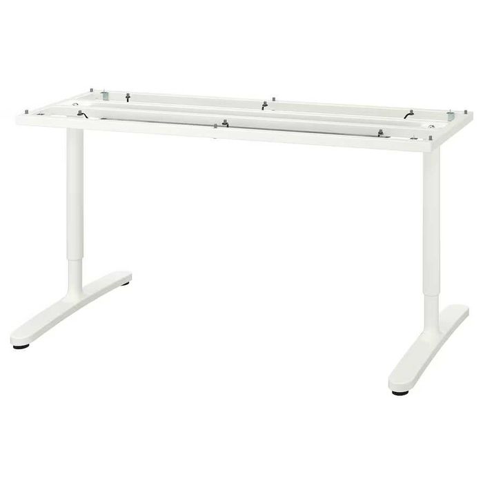 Secretária Ikea BEKANT – 160x80cm, Branco, Altura Regulável