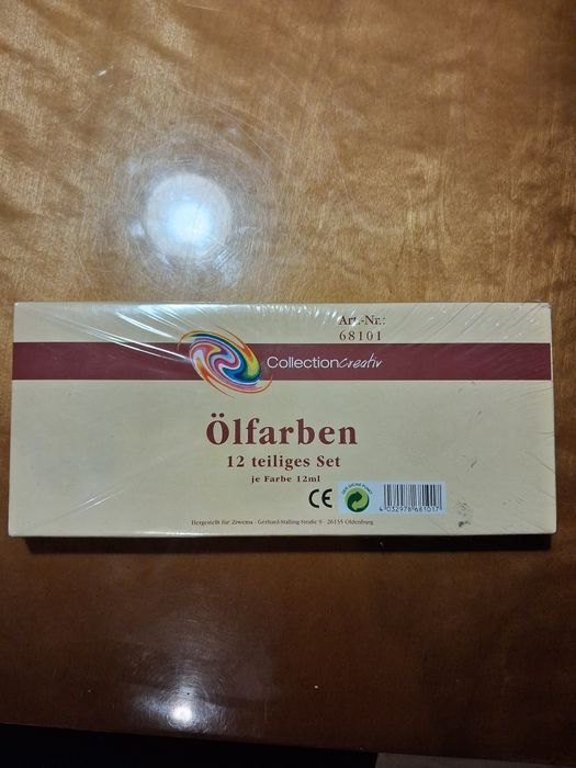 Farby olejowe 12 kolorów