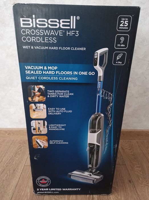 Продам новий Пилосос акумуляторний BISSELL CROSSWAVE HF3 CORDLESS