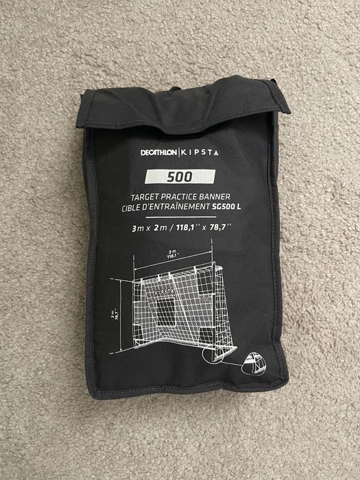 Baliza de futebol com TARGET PRACTICE BANNER