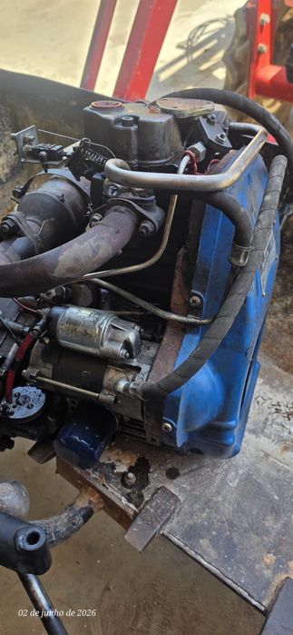 Vendo motor diesel e caixa completa piaggio ape classic 436cc