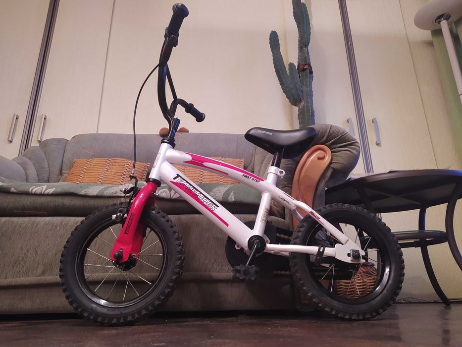 Rower dziecięcy 12" firmy 'TEAMRAIDER First Step'