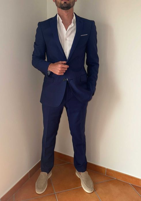 Fato Suits Slim Fit Navy