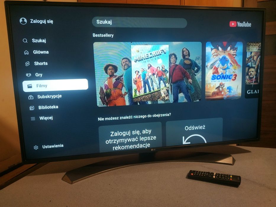 Smart TV 43" LG Wifi  Netflix YouTube Dvbt2 Hevc