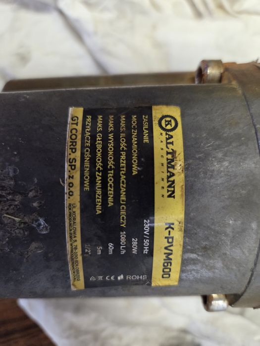 Pompa zanurzeniowa ogrodowa