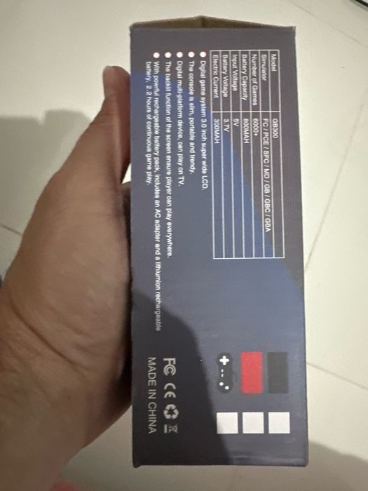 Consola Nova Portátil GB300 com 6000 Jogos