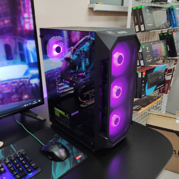 Компютер Новый Ryzen 5 3600, 16GB DDR4, AORUS RX 570, SSD 512GB m2 ТОП