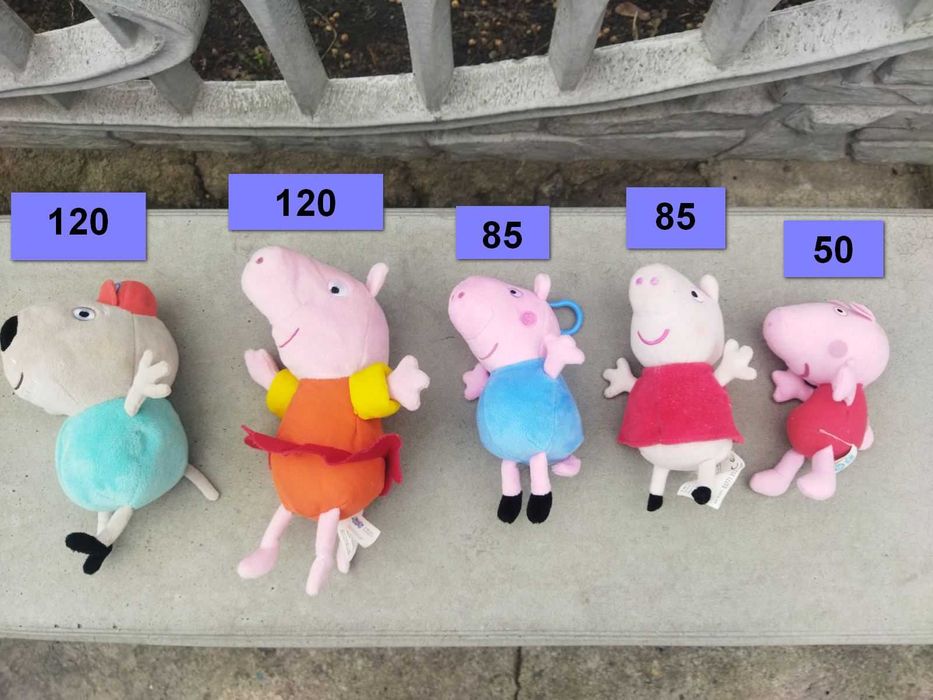 Мягкая игрушка Свинка Пеппа,Джордж,Peppa Pig,Дедушка собачки Денни