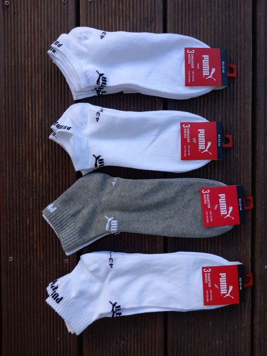 12 par skarpetek męskich stopek Puma  rozm.43-45