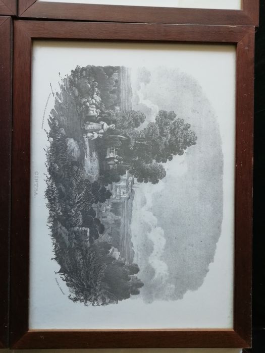 6 Antigos Quadros dos Monumentos de Sintra