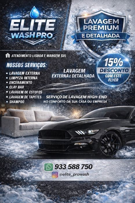 Lavagem e Limpeza Profissional -Carros e Estofos