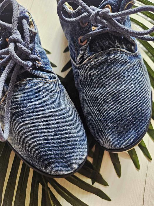 Мокасини джинсові для хлопчика Timberland, розмір 34-35, кеди для хлоп