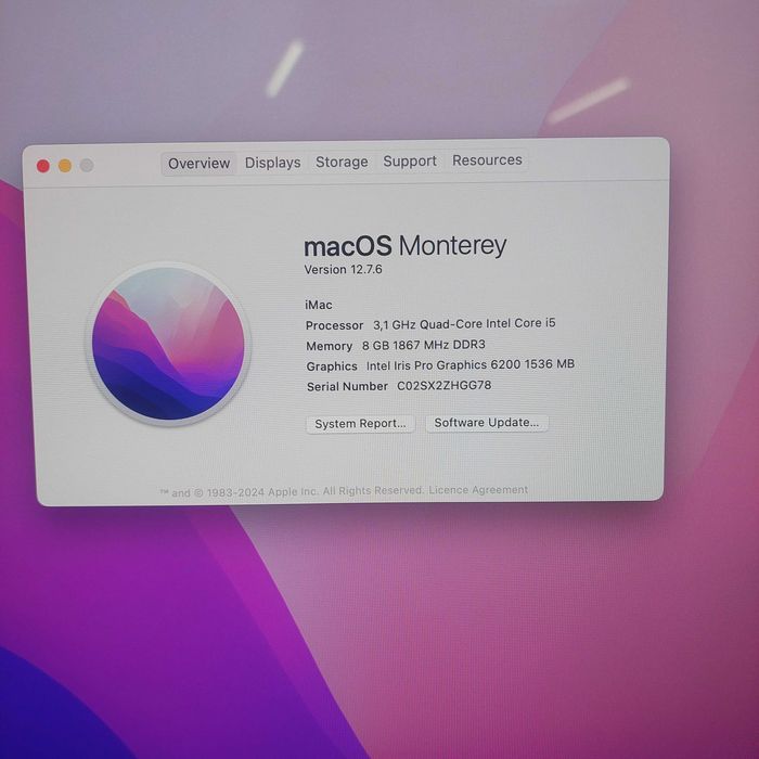 Продам iMac  21.5-inch, Late 2015