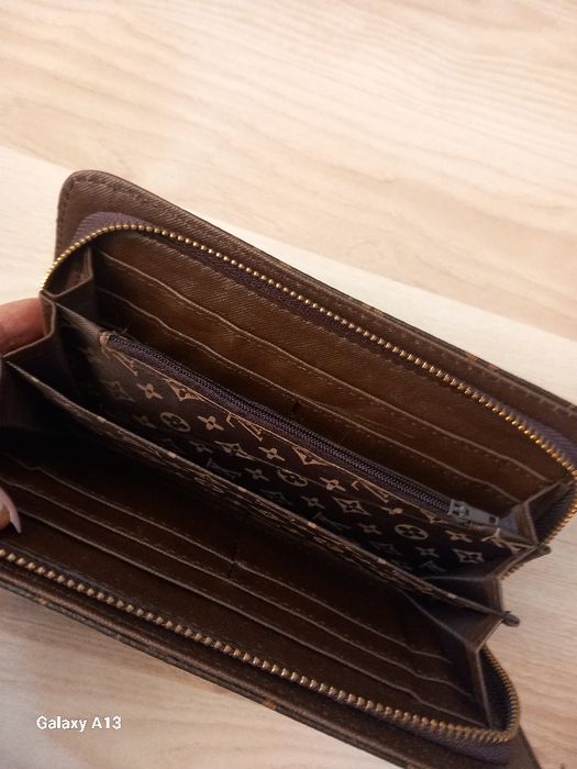 Louis vuitton duży portfel damski monogram