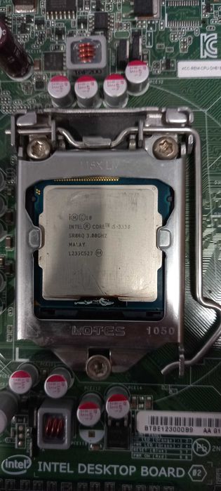 Комплект материнська плата 1155 , I5 3330 та пам'ять 4gb бв