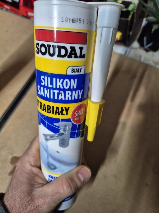 Silikon sanitarny, akryl do płyt gk