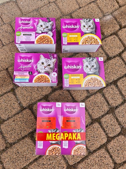 WHISKAS mokra karma dla kota - 6 opakowań po 12 szt