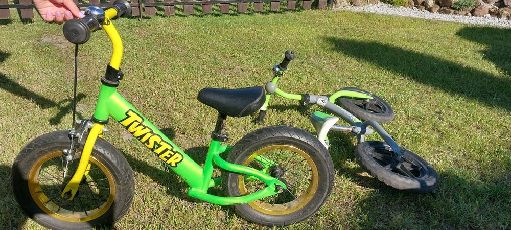 Rowerek biegowy dla dziecka solidny idealny na pierwszy rower do nauki