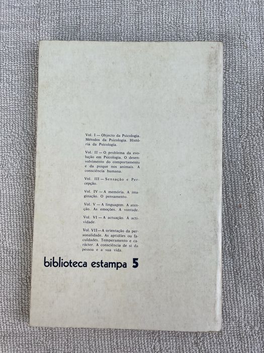 Princípios de Psicologia Geral - VII