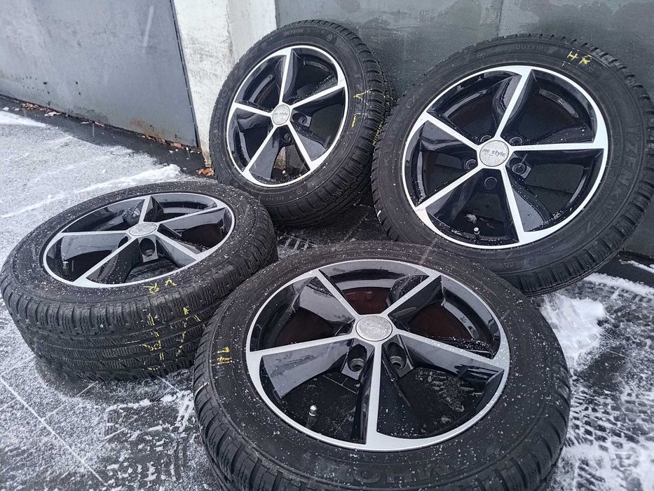 Alufelgi rotor 16 cali 5x112 ET50 VW Audi Seat Skoda + opony zimowe