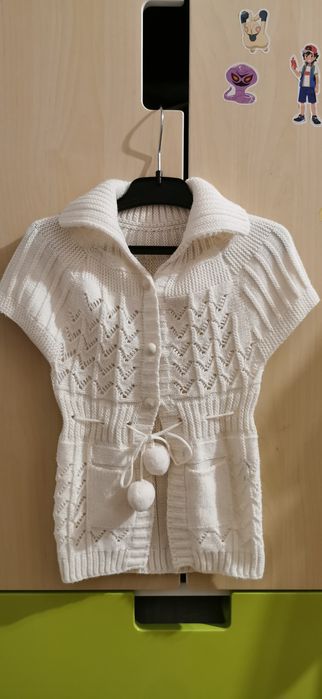 Sweterek, kamizelka dla dziewczynki roz. 80-92