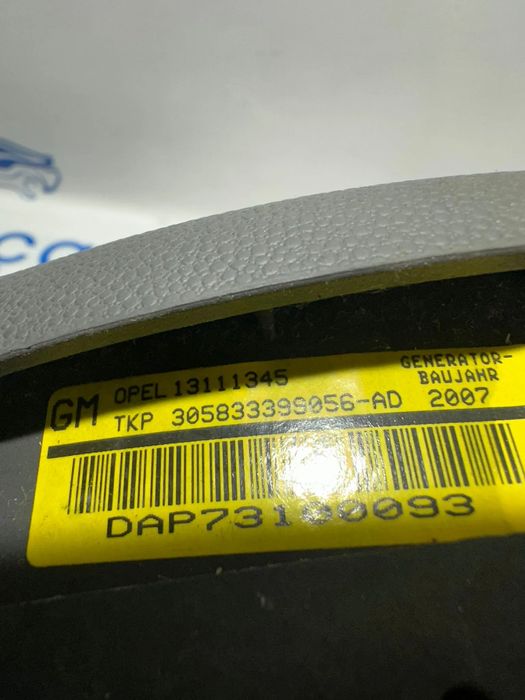 Airbag Volante Condutor GM Opel Astra H 13111345 2004 - 2009