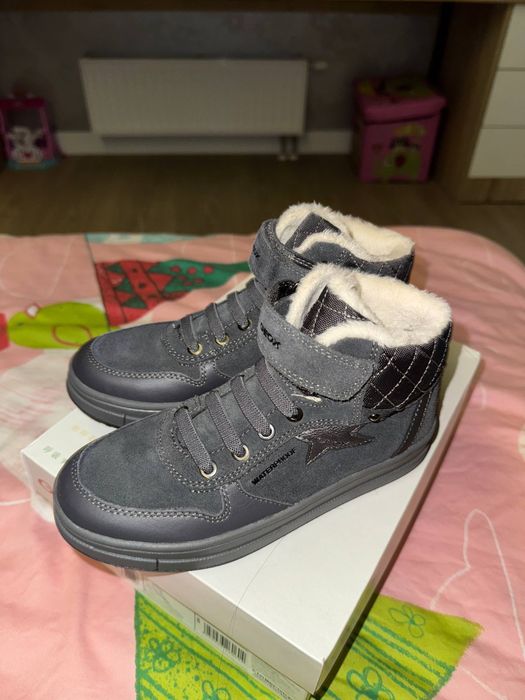 Дитяче взуття утеплені черевики GEOX Waterproof | Оригінал