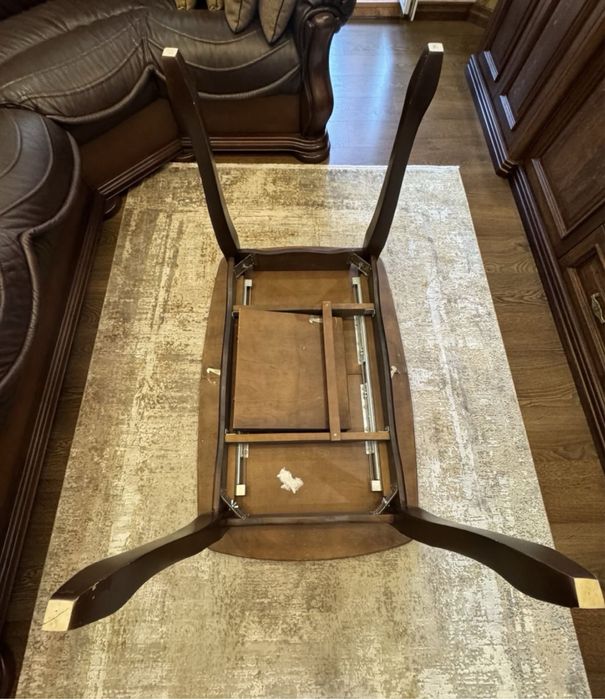 Стіл 115-155:75 натуральне дерево