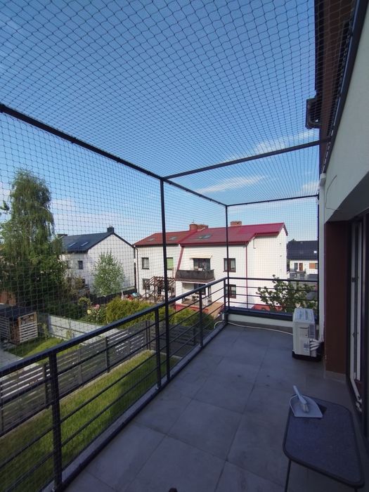 Montaż siatki na balkon dla kota/przeciw ptakom. W MAX 5 DNI ROBOCZYCH