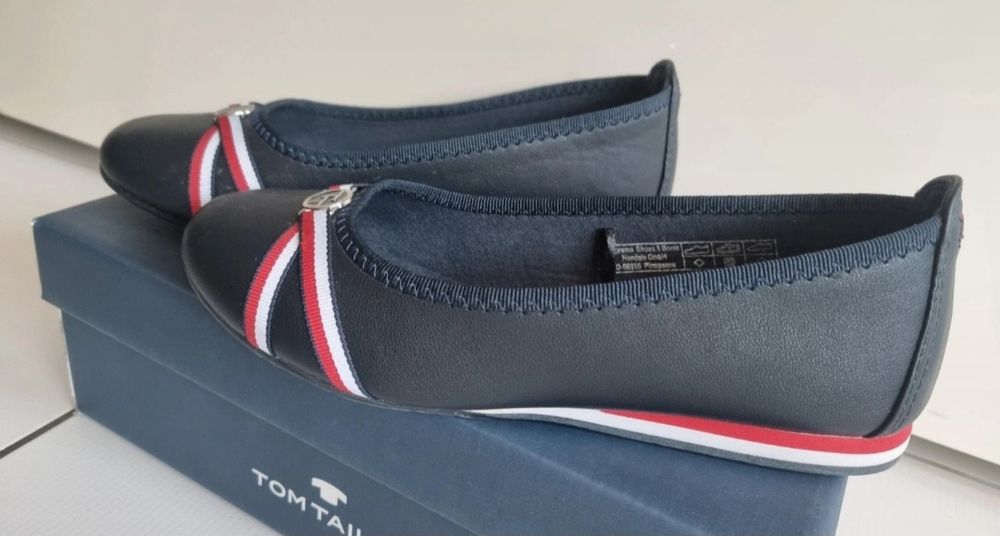 Baleriny Tom Tailor, rozmiar 36, eleganckie i wygodne!