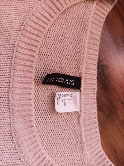 Sweter beżowy H&M rozm S/M