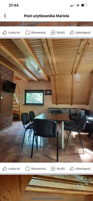 Domek letniskowy 8 osobowy Skorzęcin wolne terminy od 17go