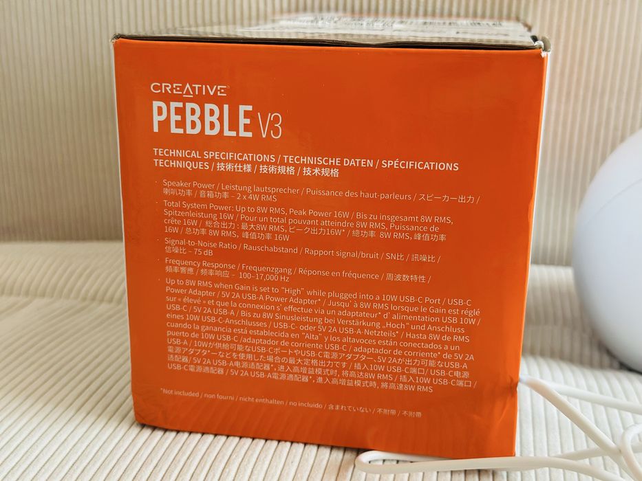 Creative Pebble V3 Bluetooth - stan bardzo dobry