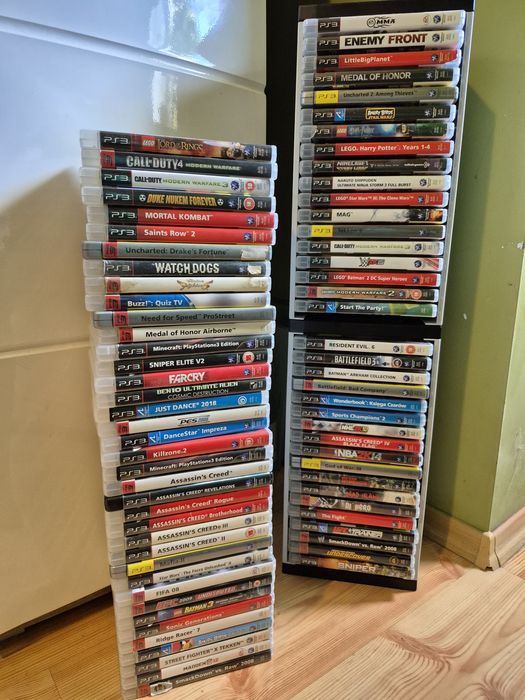 Gry na PlayStation 3 Ps3. Call of duty Assasins Uncharted Just dance Gta Minecraft  Need for speed