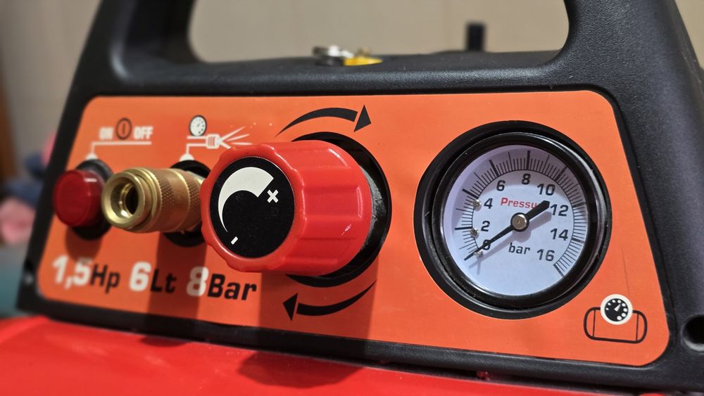 Compressor de ar MECAFER 6L 1.5hp 8 Bar