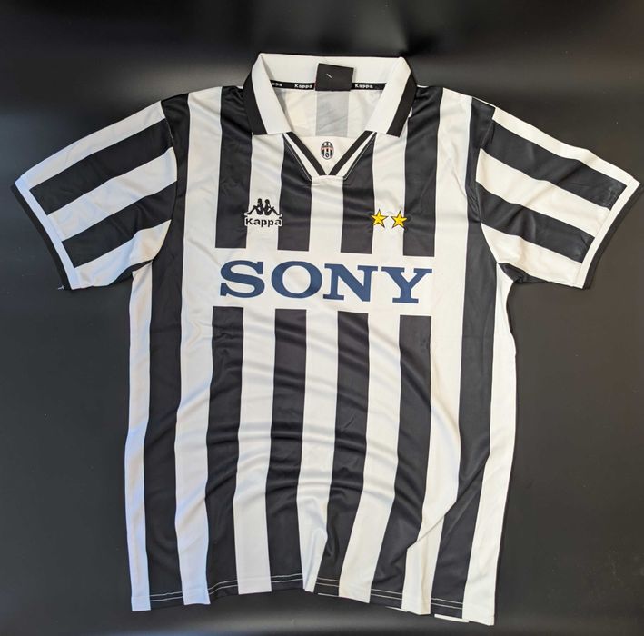 Ретро футболка Ювентус 1995/97 Kappa, вінтажна форма Juventus Sony