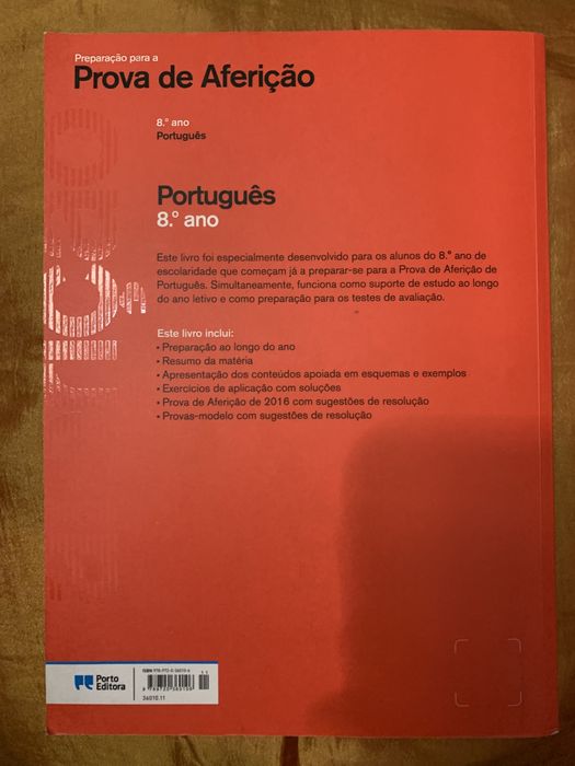 Preparação para a prova de aferição de poruguês do 8° ano