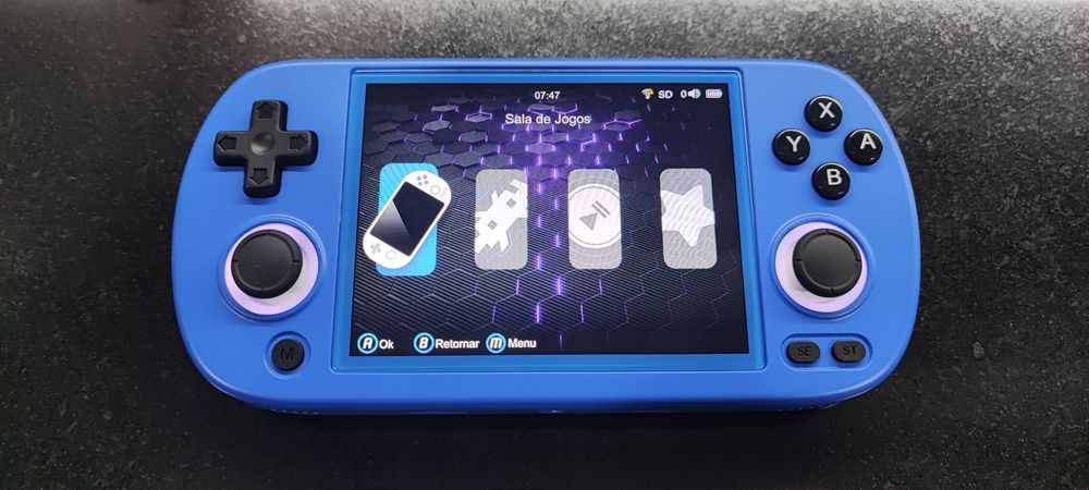 Consola portátil gaming retro anbernic RG40xxH