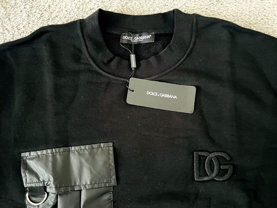 Nowa Bluza Dolce & Gabbana DG Black Pocket oryginał!