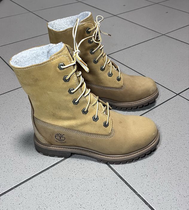 Жіночі зимові черевики Timberland Teddy Fleece Waterproof(Оригінал)