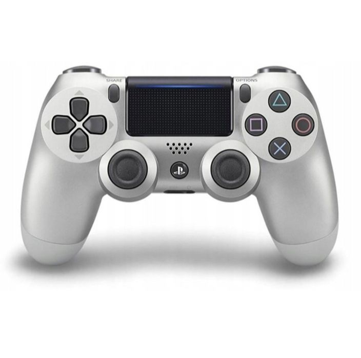 Pad Kontroler PS4 Sony PlayStation 4 Dualshick 4 Srebrny Nowy Bezorzewodowy Wysyłka OLX GWARANCJA
