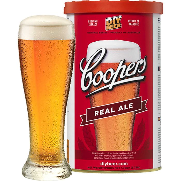 COOPERS REAL ALE piwo domowe 23L + drożdże