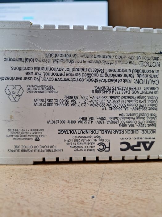 Безпребійник APC Back-UPS 350 VA