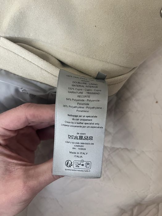Dior overshirt calfskin NEVER WORN