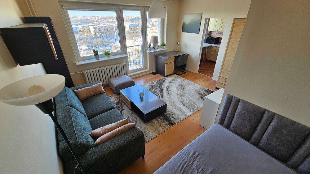 Kawalerka Gdańsk Suchanino - wyposażona i z pięknym widokiem!