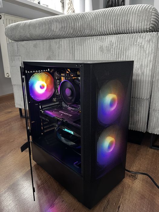 Komputer Gamingowy RTX 3060 12GB Ryzen 5 5600X 16GB RAM M.2 1TB