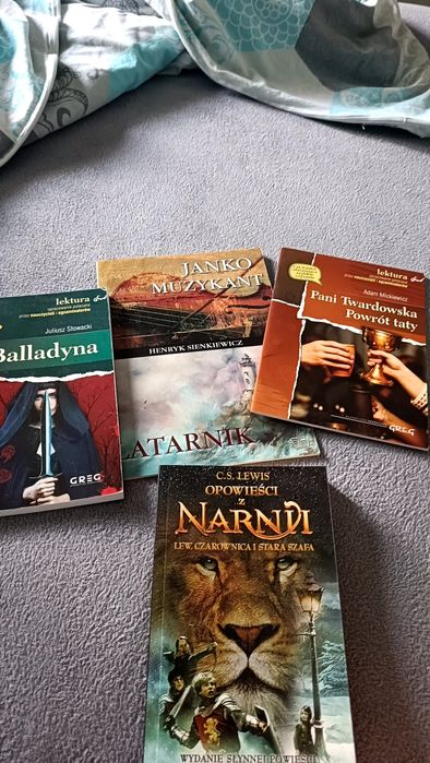 Lektury Opowieści z Narnii, Balladyna, P. Twardowska, Powrót Taty