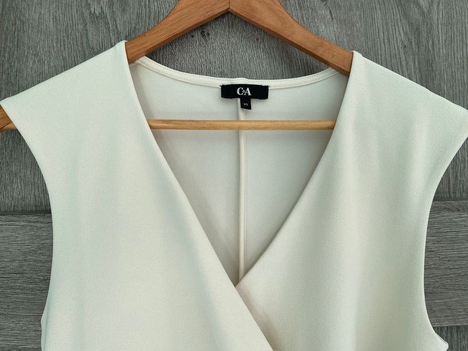 Sukienka maxi elegancka biała