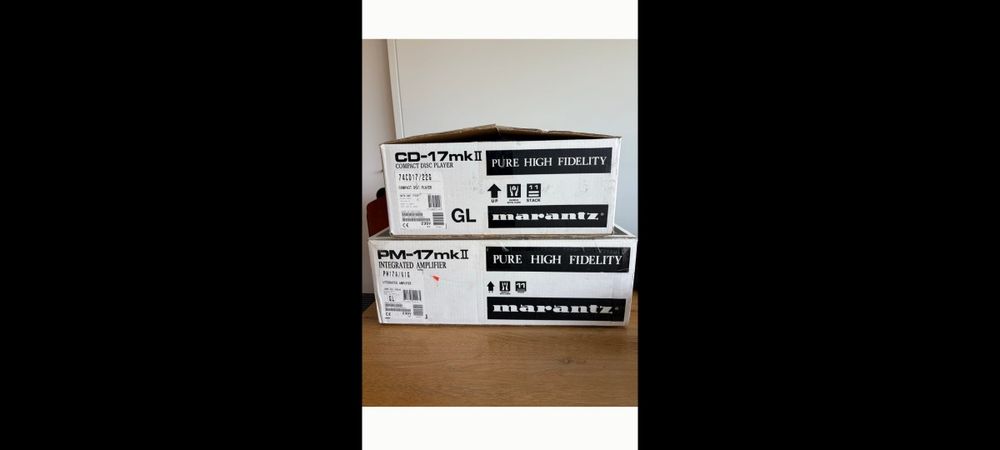 Conjunto Marantz PM 17 MKII e CD17